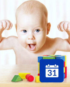 Smart baby playing toy blocks